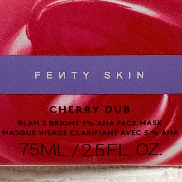 CHERRY DUB BLAH 2 BRIGHT 5% AHA FACE MASK - NEW - Picture 2 of 4